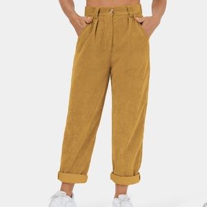 HALARA Mid Rise Corduroy Casual Pants